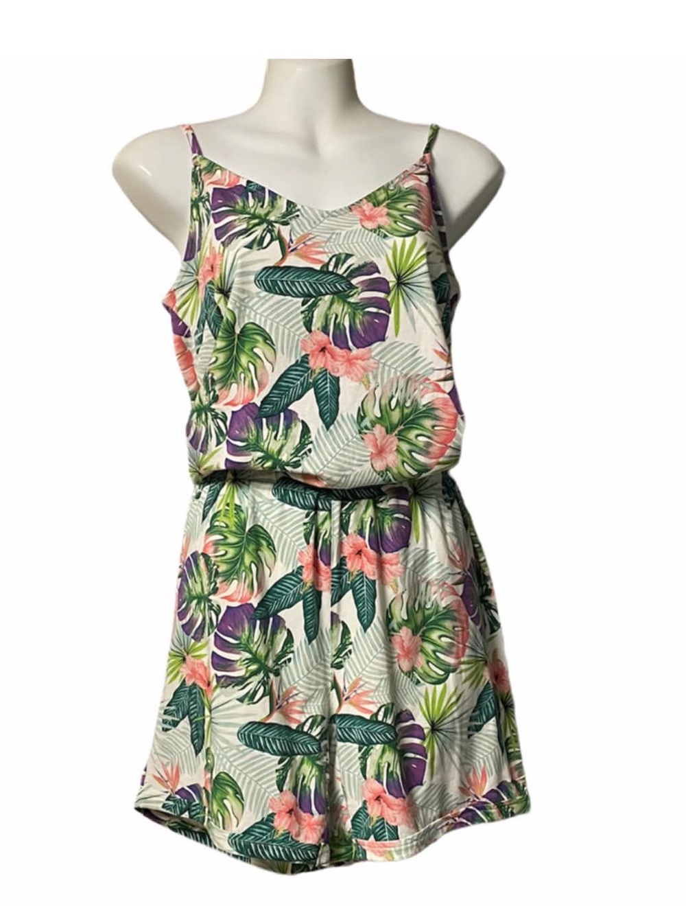 Esmara Tropical Floral Romper in Multi-Color